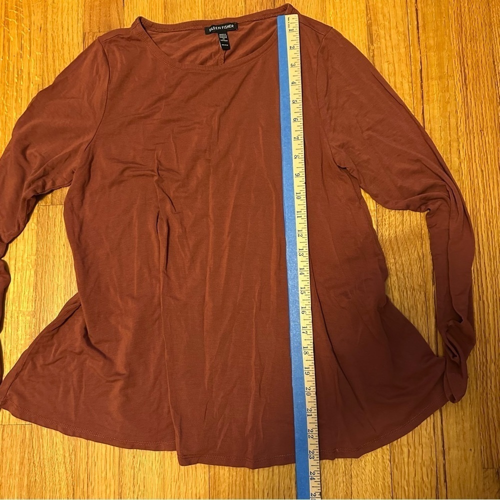 Eileen Fisher Top Long Sleeve Winter Spring Career Casual size PP/PTP 2 Pf6 - Picture 4 of 13